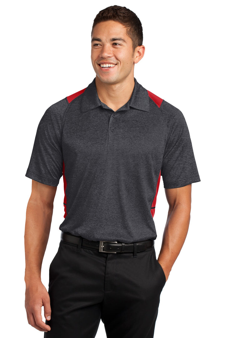 Sport-Tek¨ Heather Colorblock Contender™ Polo. ST665