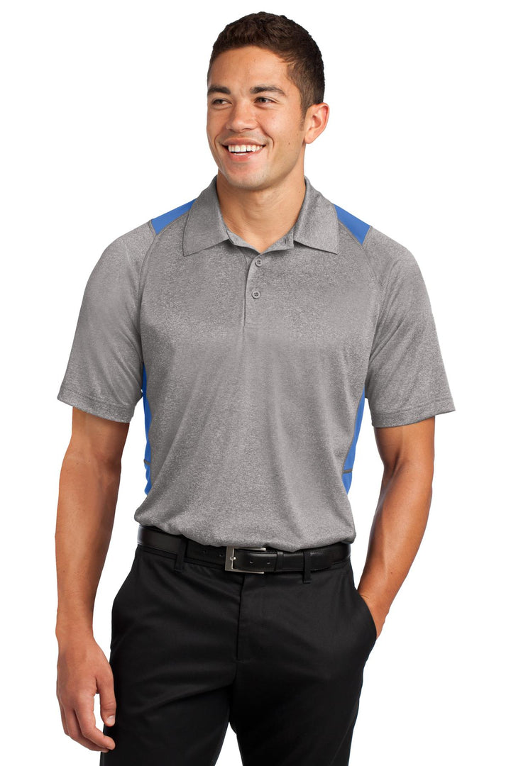 Sport-Tek¨ Heather Colorblock Contender™ Polo. ST665