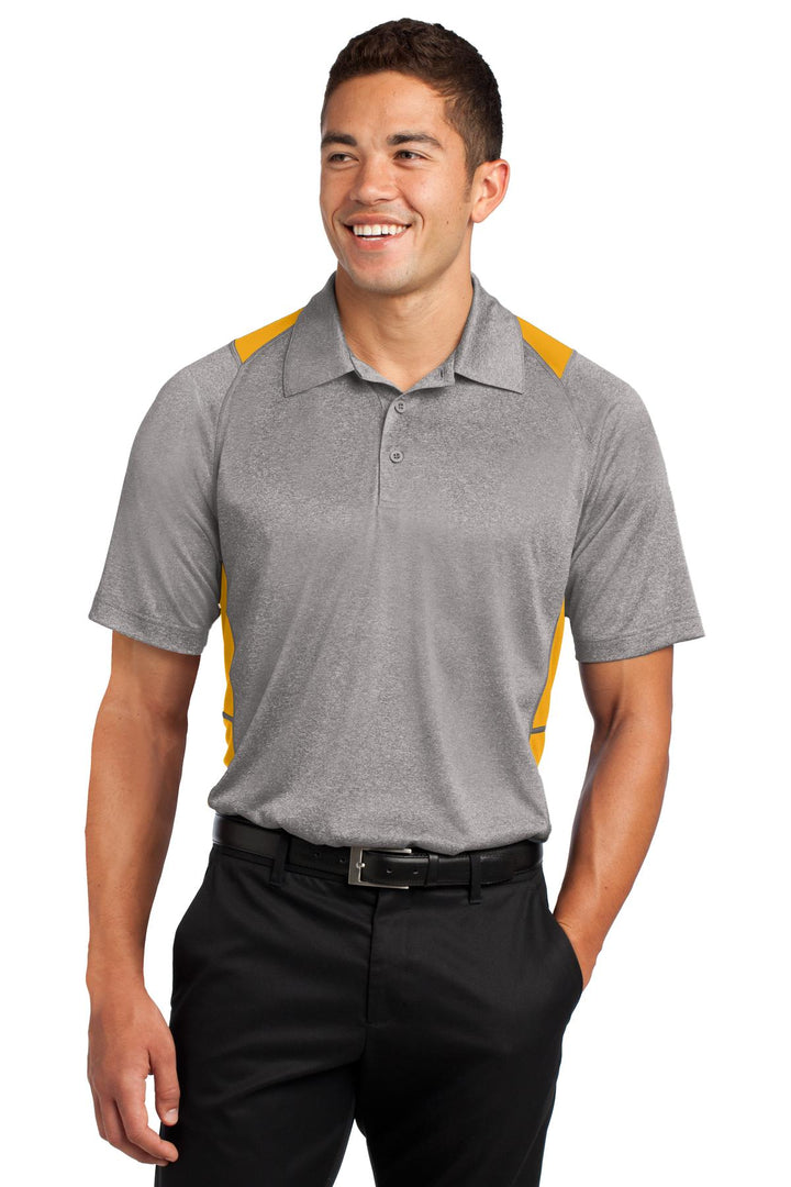 Sport-Tek¨ Heather Colorblock Contender™ Polo. ST665