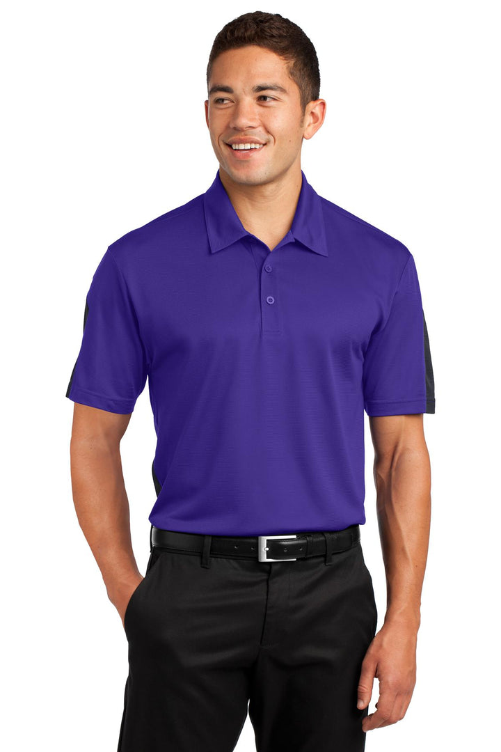 Sport-Tek¨ PosiCharge¨ Active Textured Colorblock Polo. ST695