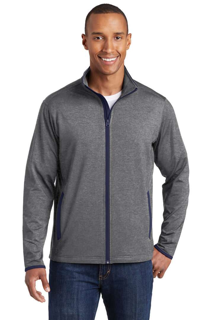 Sport-Tek¨ Sport-Wick¨ Stretch Contrast Full-Zip Jacket.  ST853