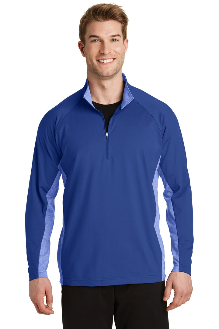 Sport-Tek¨ Sport-Wick¨ Stretch Contrast 1/4-Zip Pullover. ST854