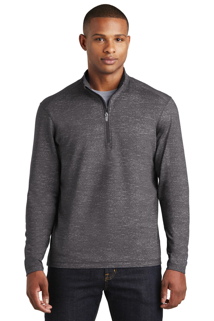 Sport-Tek ¨ Sport-Wick ¨ Stretch Reflective Heather 1/2-Zip Pullover. ST855