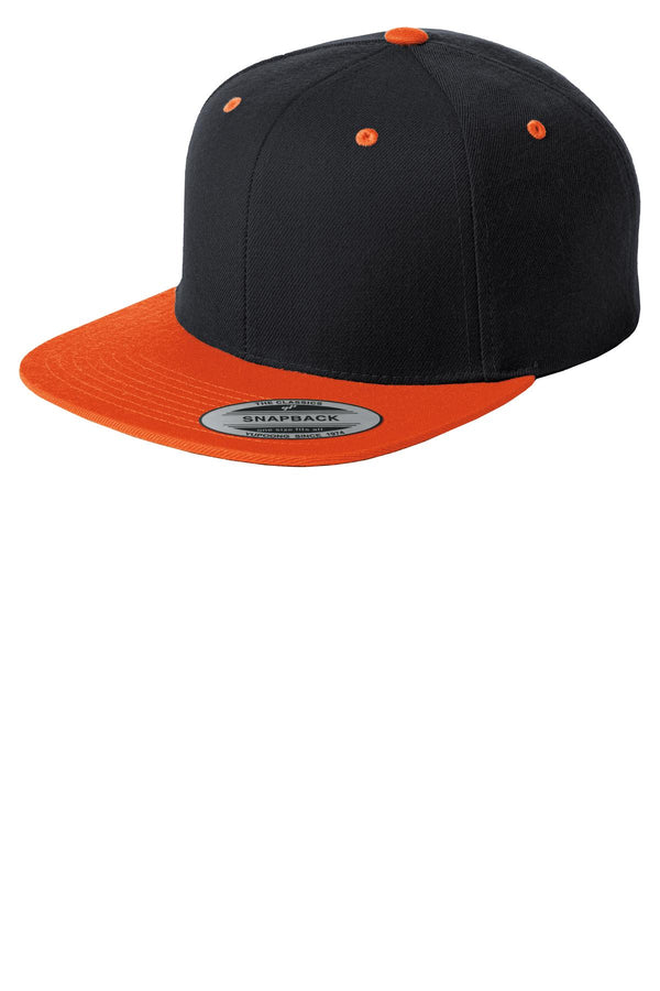 Sport-Tek¨ Yupoong¨ Flat Bill Snapback Cap. STC19