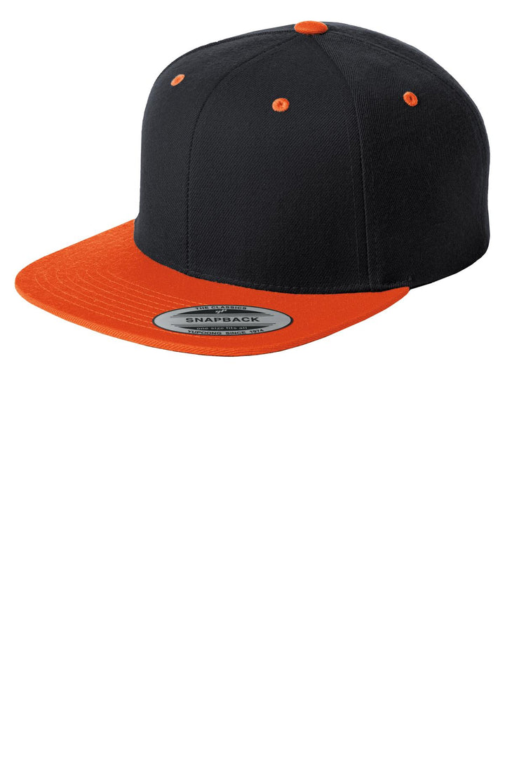 Sport-Tek¨ Yupoong¨ Flat Bill Snapback Cap. STC19