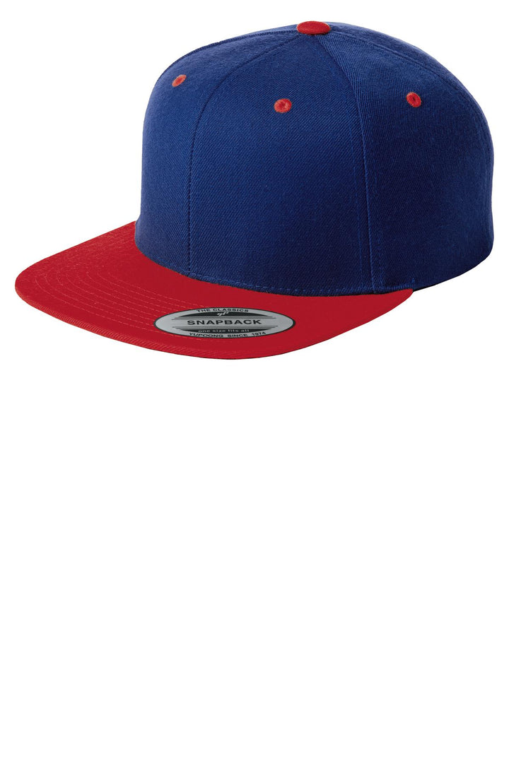 Sport-Tek¨ Yupoong¨ Flat Bill Snapback Cap. STC19