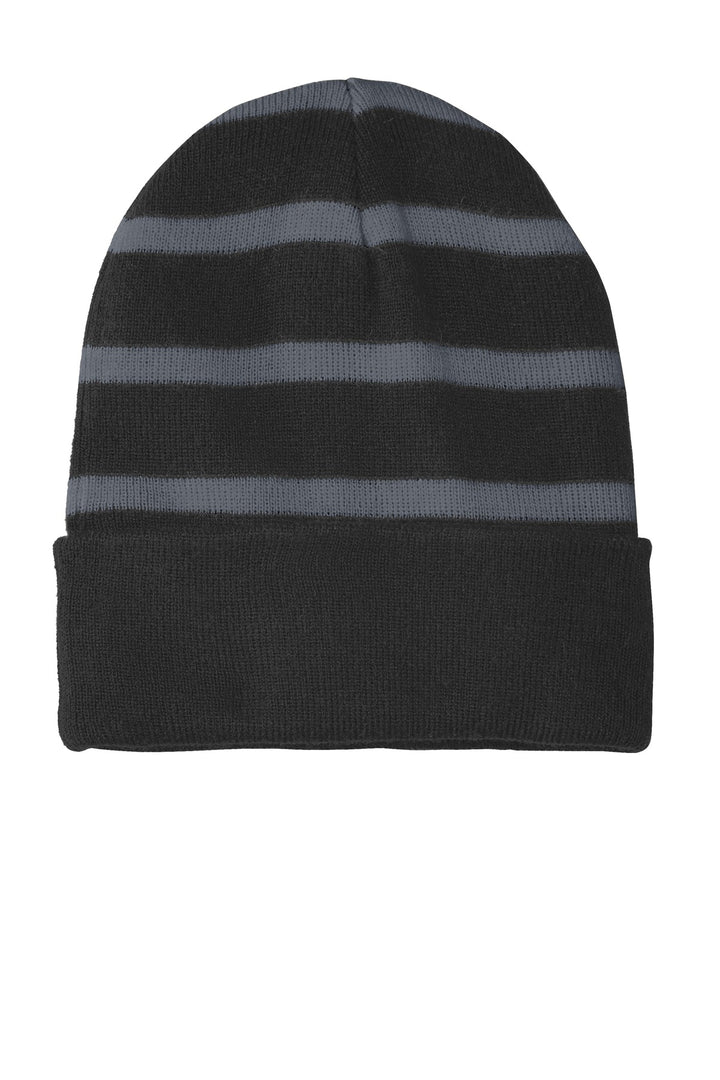 Sport-Tek¨ Striped Beanie with Solid Band. STC31