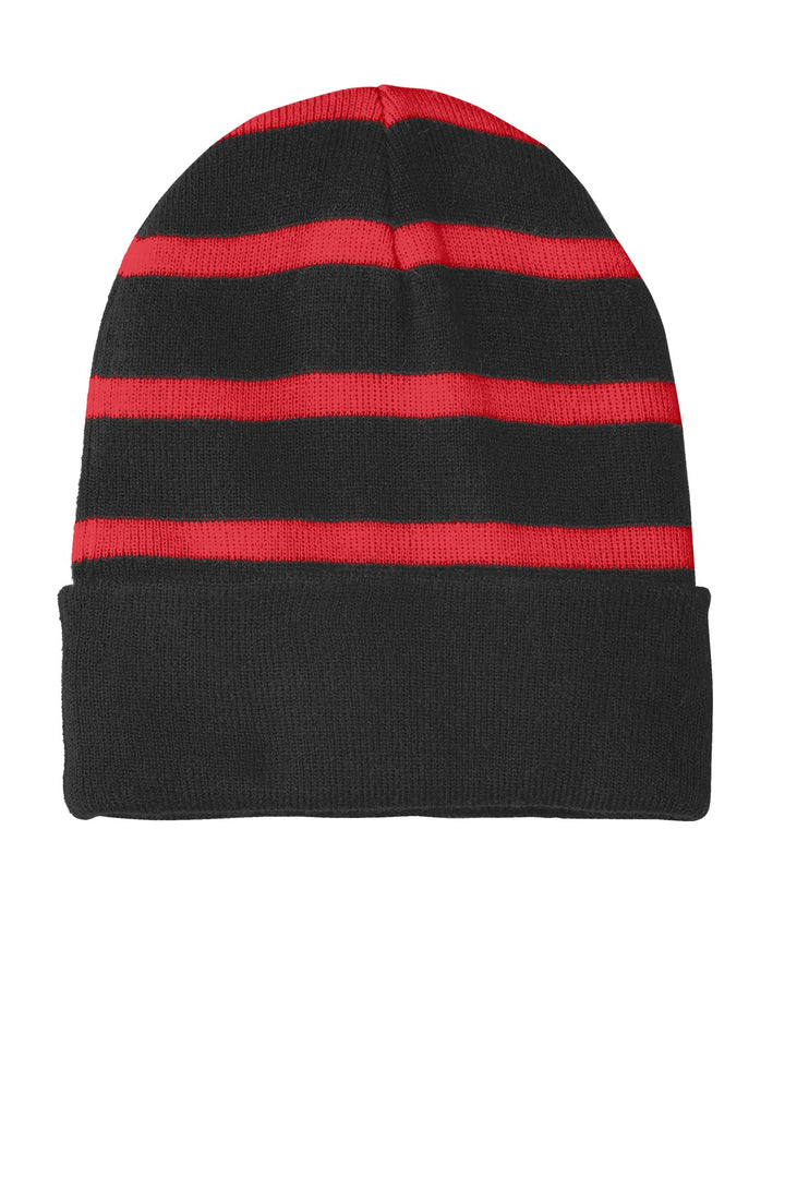 Sport-Tek¨ Striped Beanie with Solid Band. STC31
