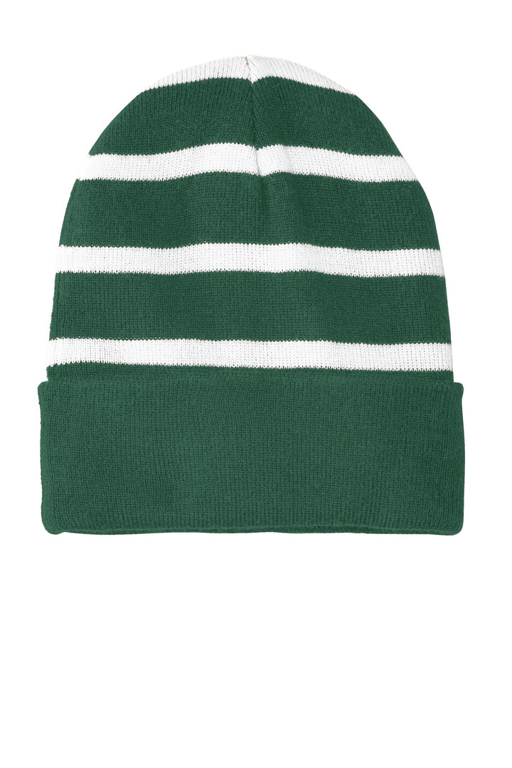 Sport-Tek¨ Striped Beanie with Solid Band. STC31
