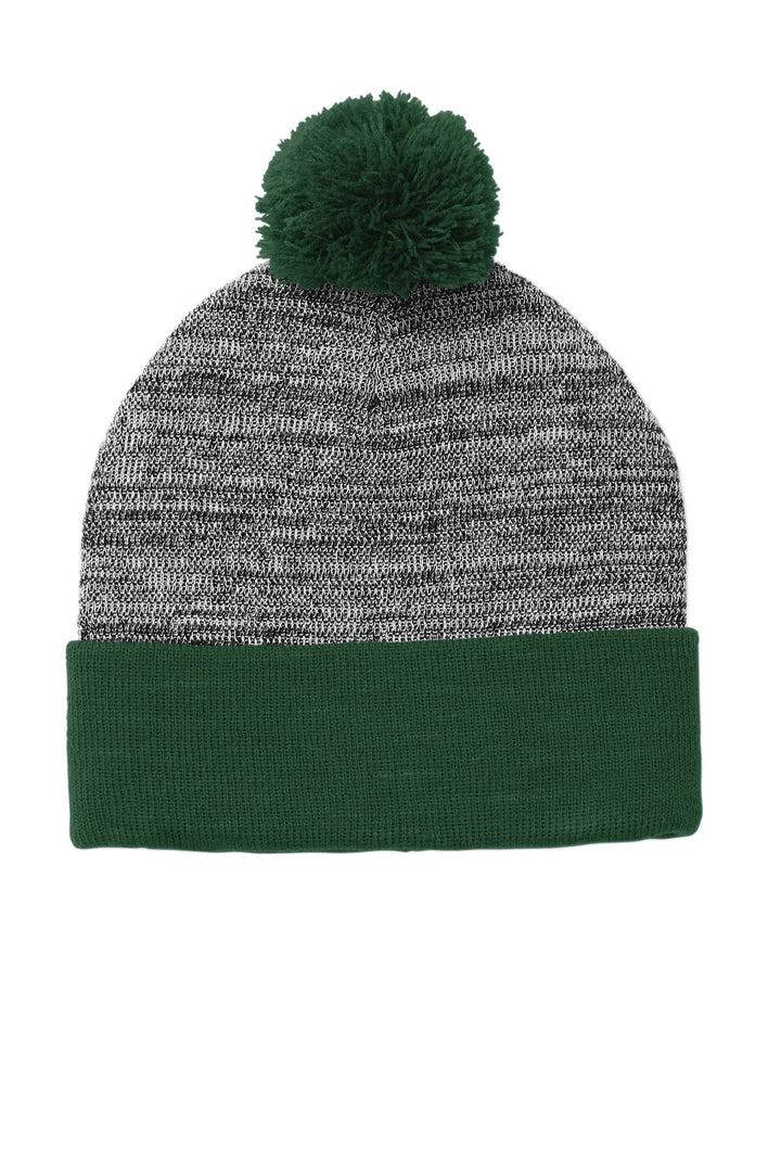 Sport-Tek ¨ Heather Pom Pom Beanie STC41