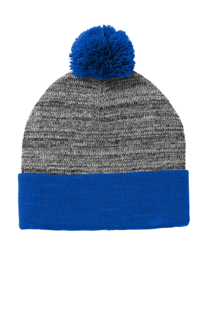 Sport-Tek ¨ Heather Pom Pom Beanie STC41