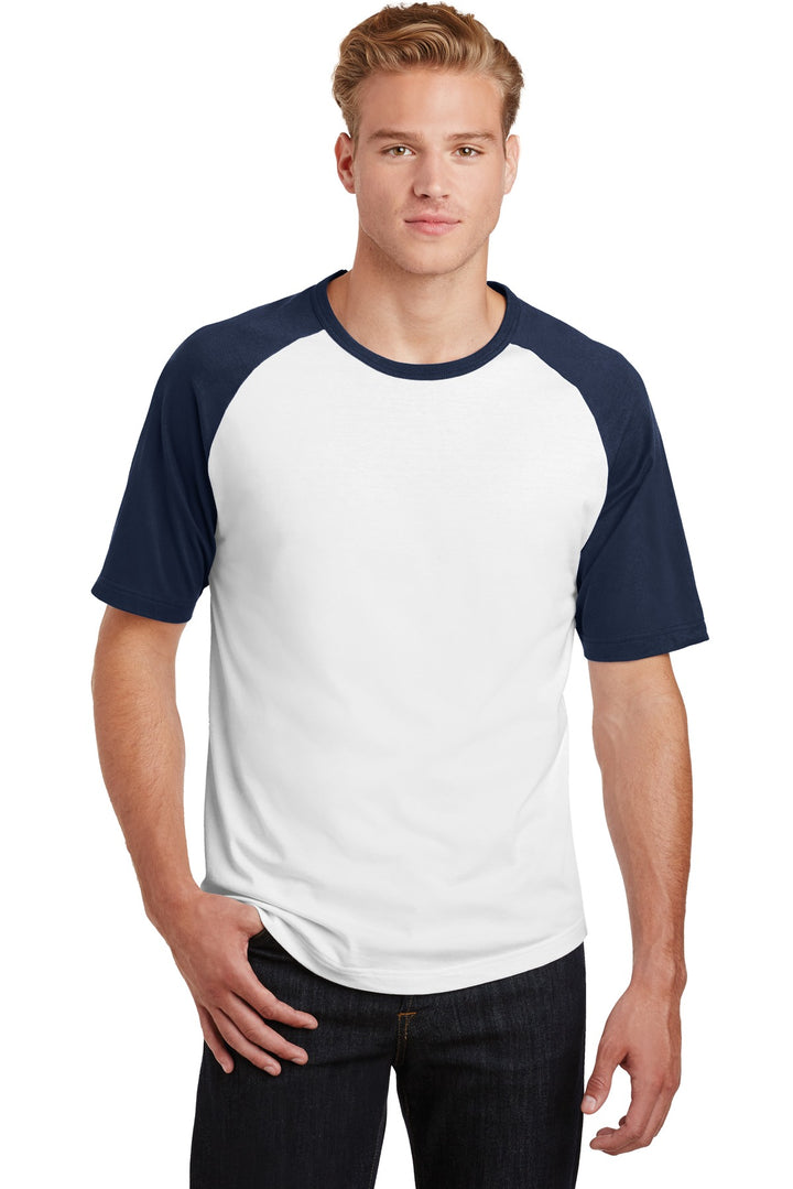Sport-Tek¨ Short Sleeve Colorblock Raglan Jersey. T201