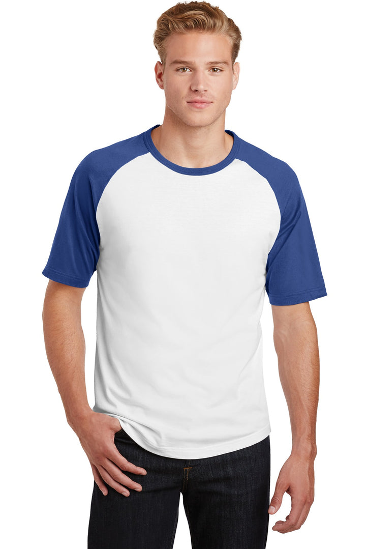 Sport-Tek¨ Short Sleeve Colorblock Raglan Jersey. T201