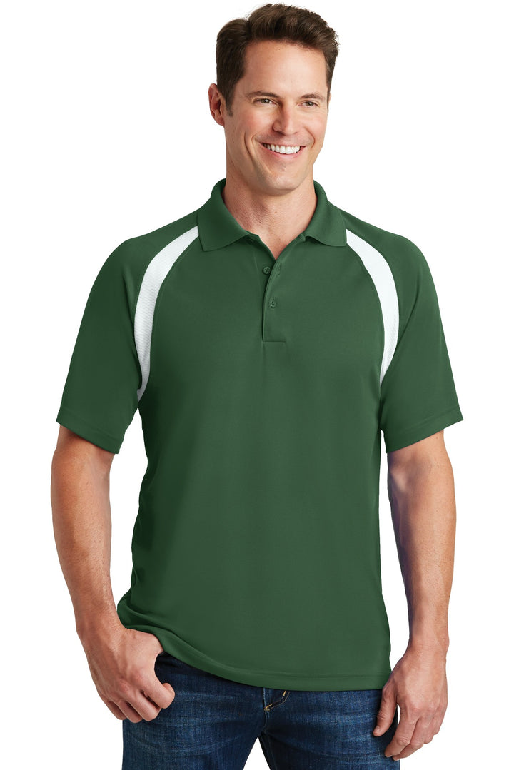 Sport-Tek¨ Dry Zone¨ Colorblock Raglan Polo. T476
