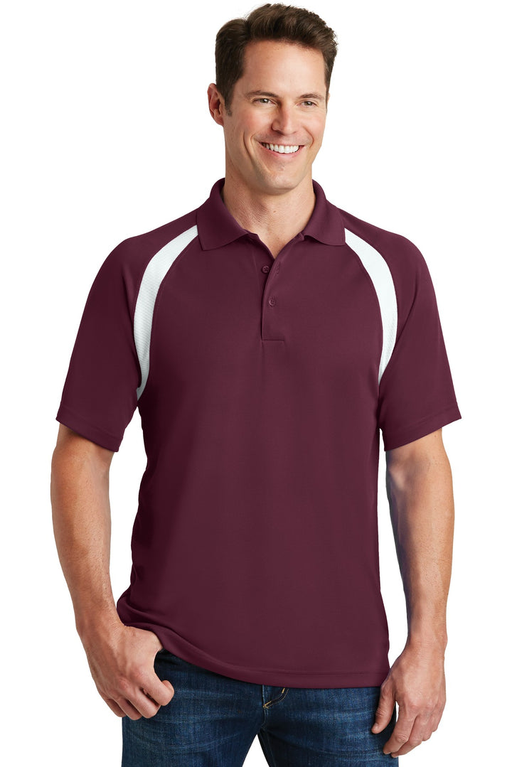 Sport-Tek¨ Dry Zone¨ Colorblock Raglan Polo. T476