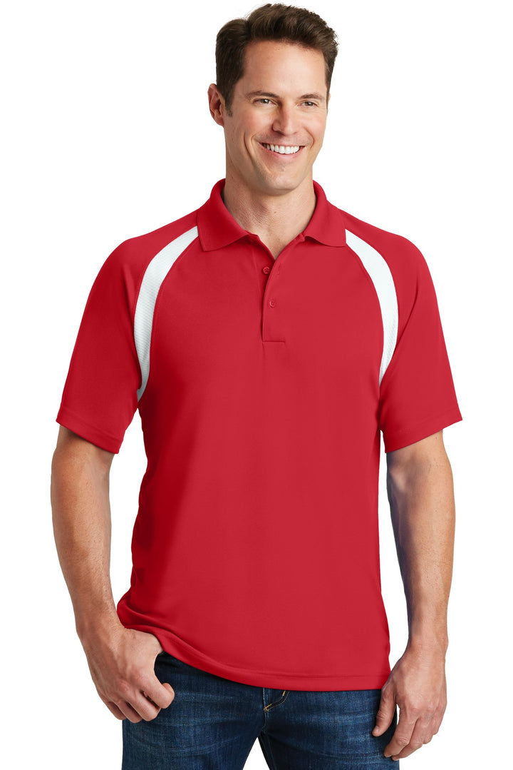 Sport-Tek¨ Dry Zone¨ Colorblock Raglan Polo. T476