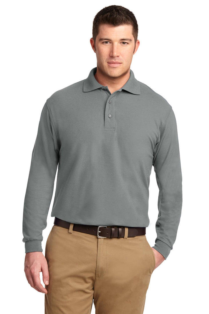 Port Authority¨ Tall Silk Touch™ Long Sleeve Polo. TLK500LS