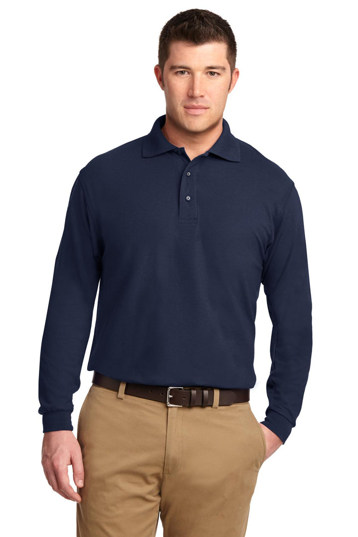 Port Authority¨ Tall Silk Touch™ Long Sleeve Polo. TLK500LS