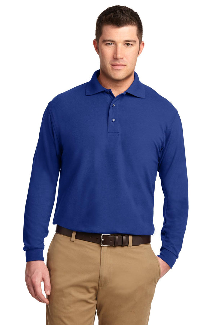 Port Authority¨ Tall Silk Touch™ Long Sleeve Polo. TLK500LS