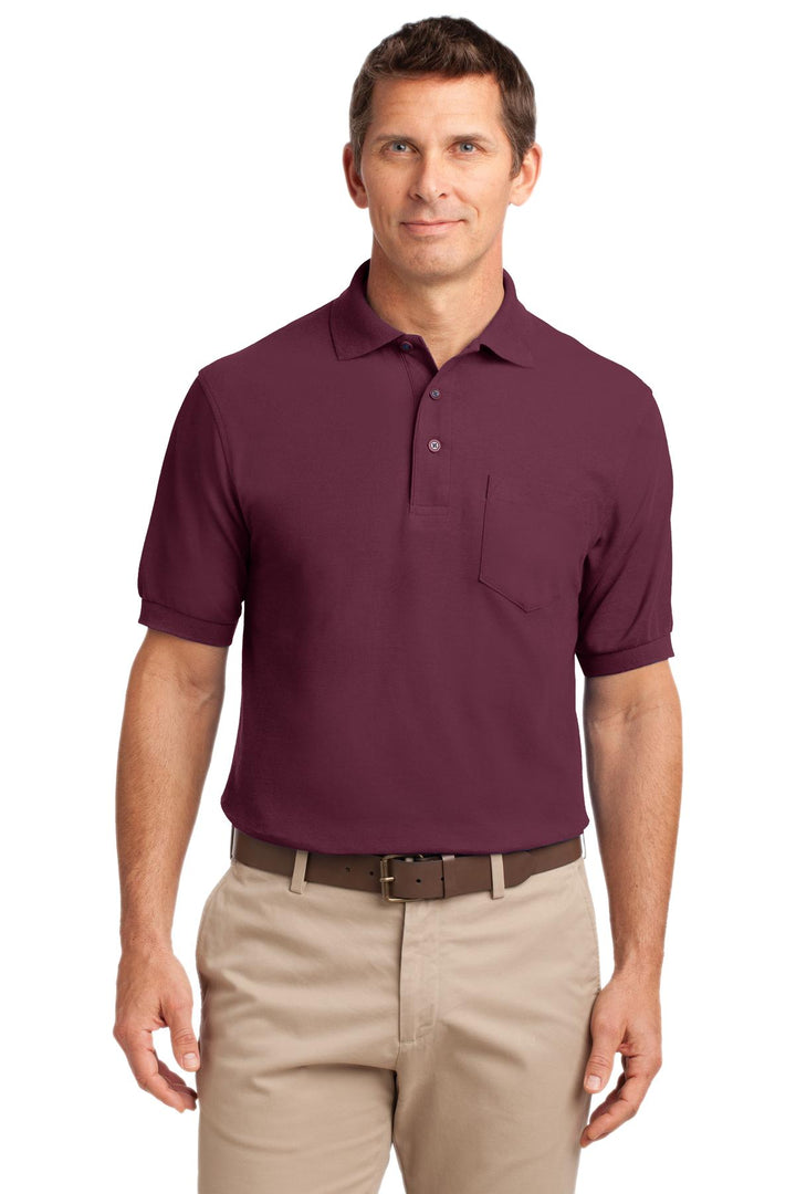 Port Authority¨ Tall Silk Touch™ Polo with Pocket. TLK500P
