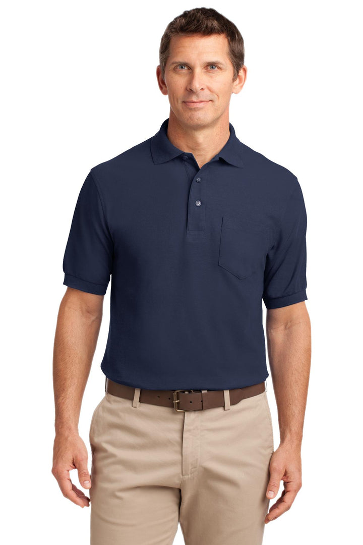Port Authority¨ Tall Silk Touch™ Polo with Pocket. TLK500P