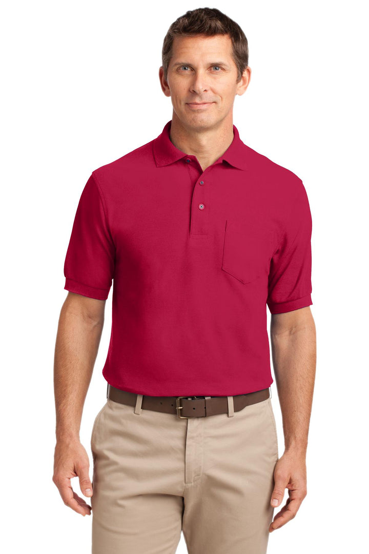 Port Authority¨ Tall Silk Touch™ Polo with Pocket. TLK500P