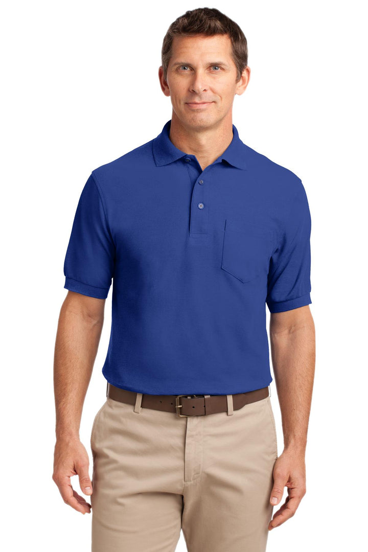 Port Authority¨ Tall Silk Touch™ Polo with Pocket. TLK500P