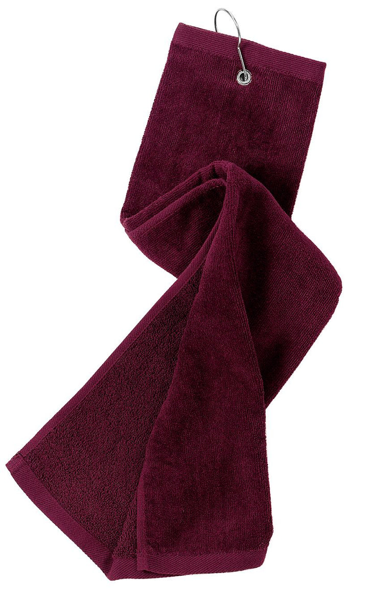Port Authority¨ Grommeted Tri-Fold Golf Towel.  TW50