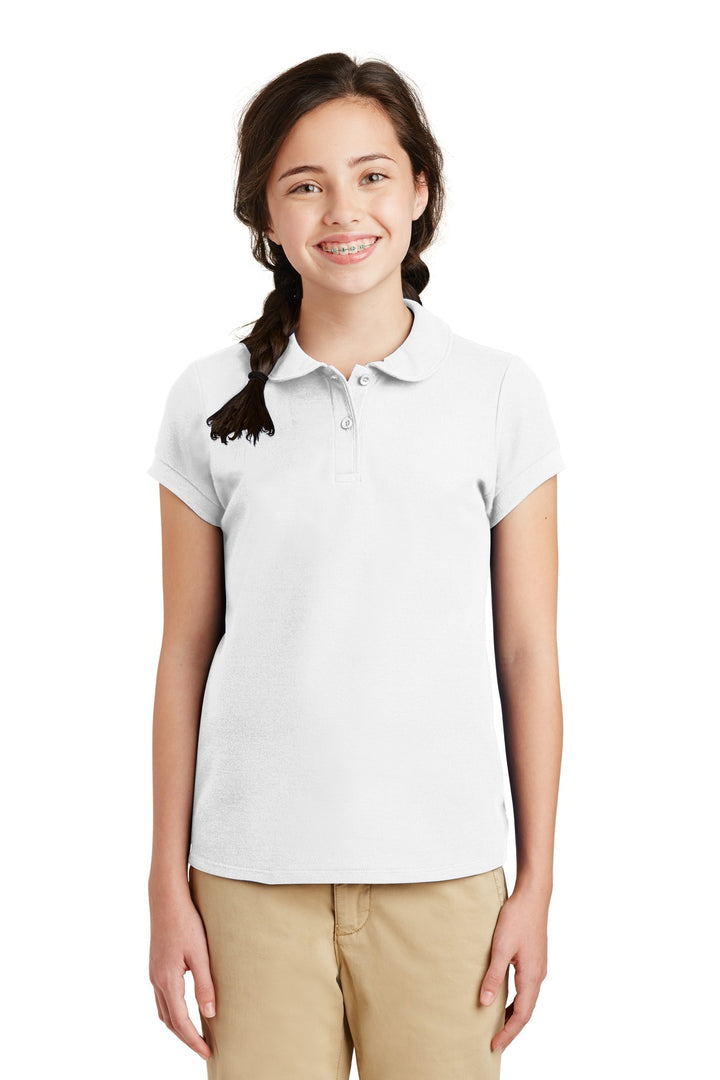 Port Authority¨ Girls Silk Touch™ Peter Pan Collar Polo. YG503