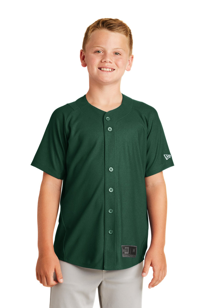 New Era ¨ Youth Diamond Era Full-Button Jersey. YNEA220