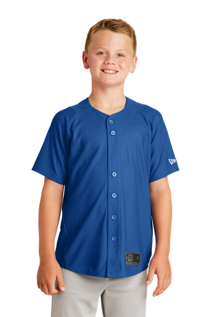 New Era ¨ Youth Diamond Era Full-Button Jersey. YNEA220