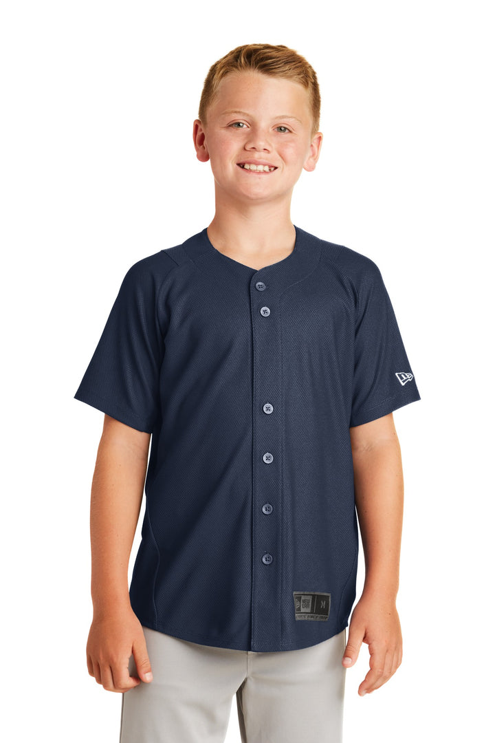 New Era ¨ Youth Diamond Era Full-Button Jersey. YNEA220