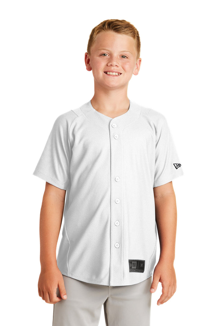 New Era ¨ Youth Diamond Era Full-Button Jersey. YNEA220