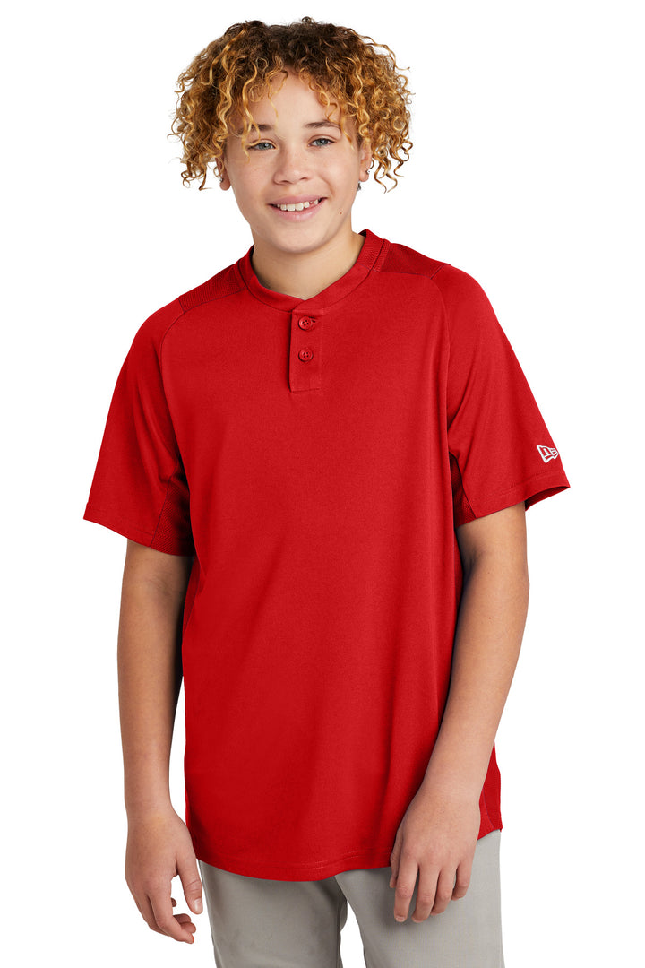 New Era ¨ Youth Diamond Era 2-Button Jersey. YNEA221