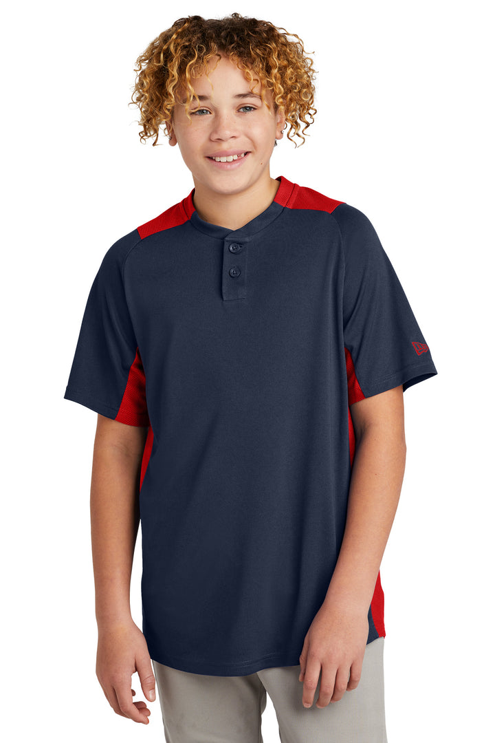 New Era ¨ Youth Diamond Era 2-Button Jersey. YNEA221