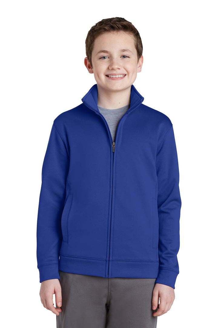 Sport-Tek¨ Youth Sport-Wick¨ Fleece Full-Zip Jacket.  YST241