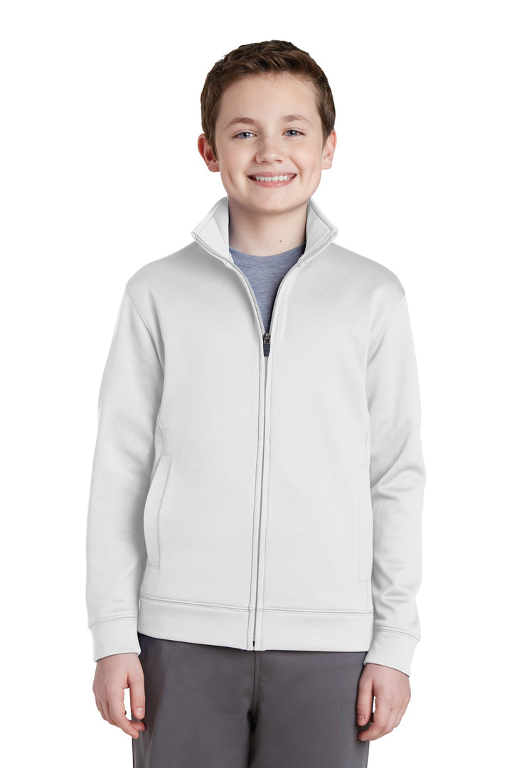 Sport-Tek¨ Youth Sport-Wick¨ Fleece Full-Zip Jacket.  YST241