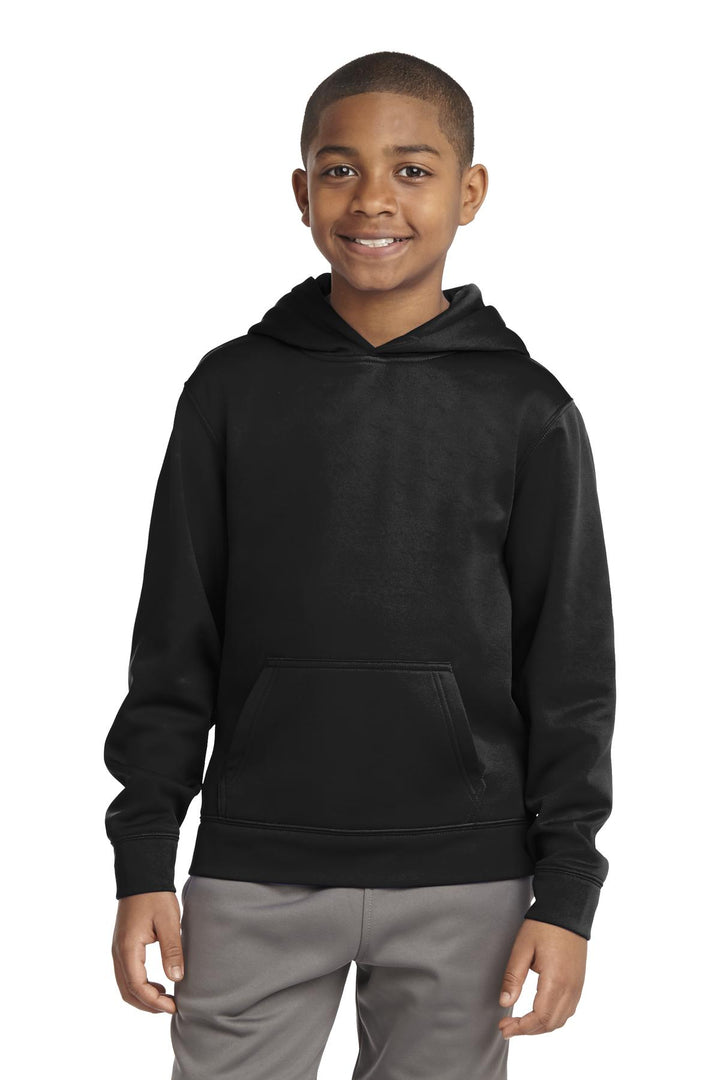 Sport-Tek¨ Youth Sport-Wick¨ Fleece Hooded Pullover. YST244
