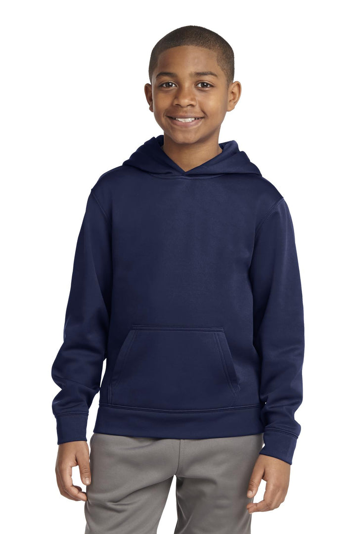 Sport-Tek¨ Youth Sport-Wick¨ Fleece Hooded Pullover. YST244