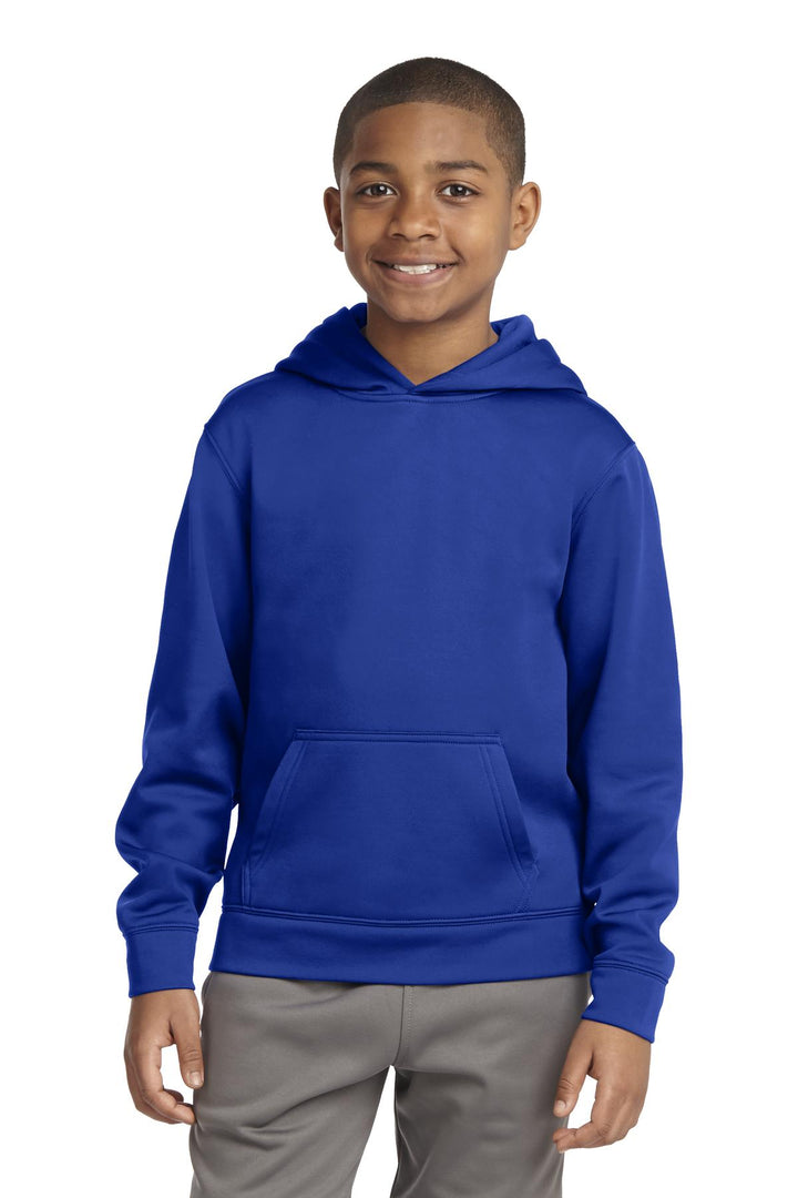 Sport-Tek¨ Youth Sport-Wick¨ Fleece Hooded Pullover. YST244