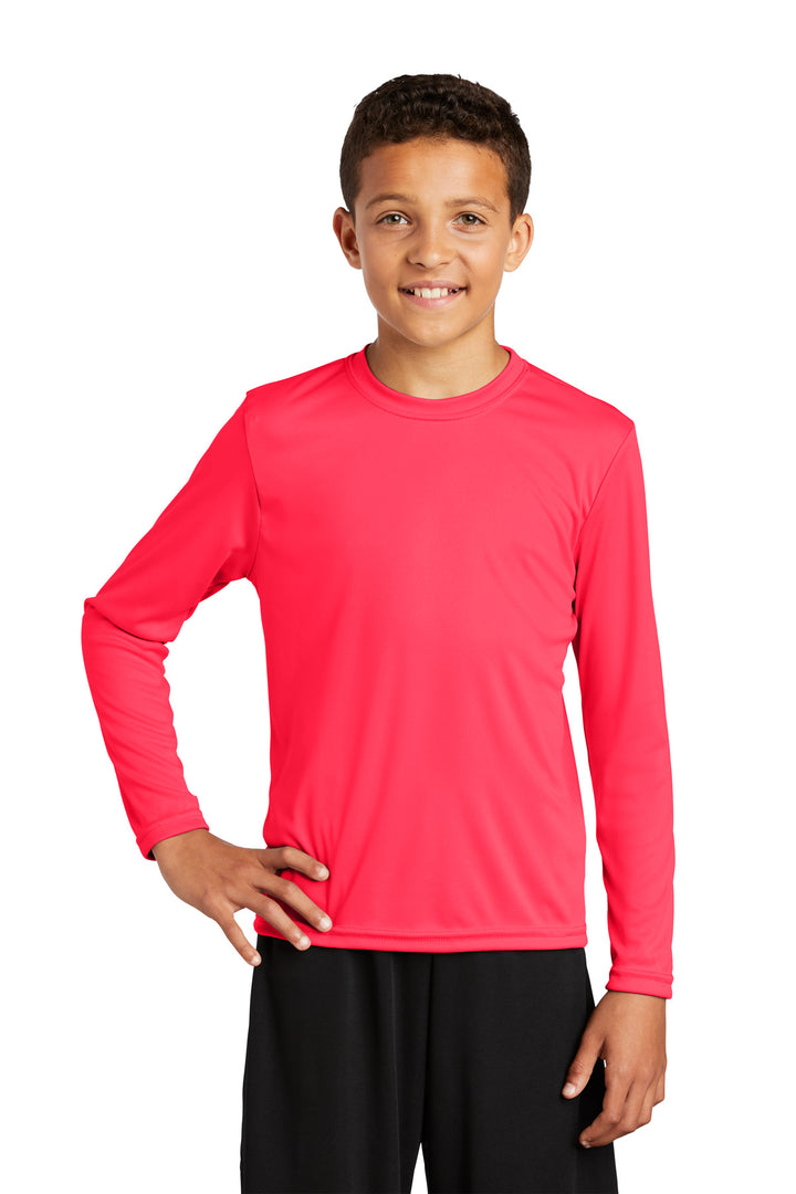 Sport-Tek¨ Youth Long Sleeve PosiCharge¨ Competitor™ Tee. YST350LS