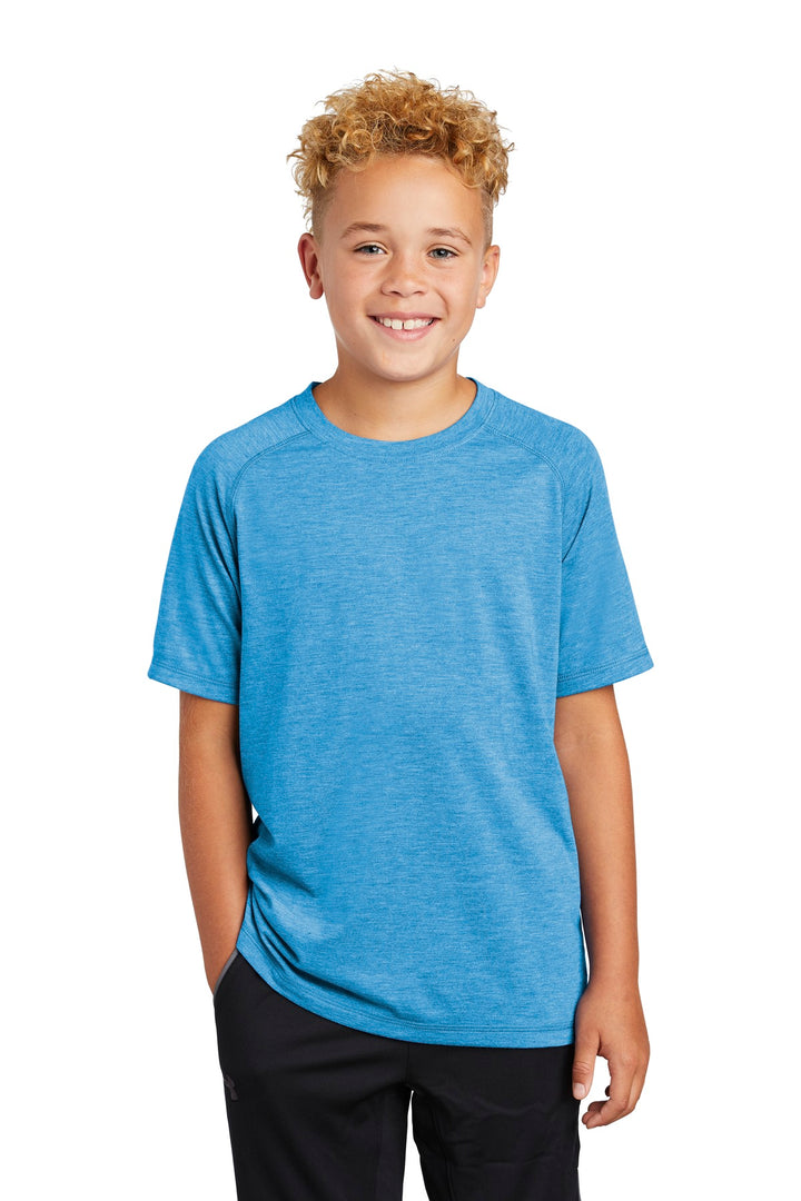 Sport-Tek ¨ Youth PosiCharge ¨ Tri-Blend Wicking Raglan Tee. YST400