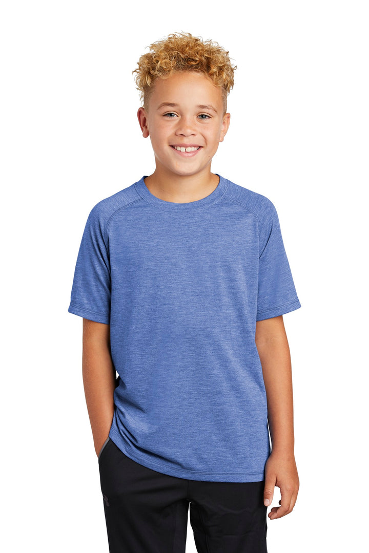 Sport-Tek ¨ Youth PosiCharge ¨ Tri-Blend Wicking Raglan Tee. YST400