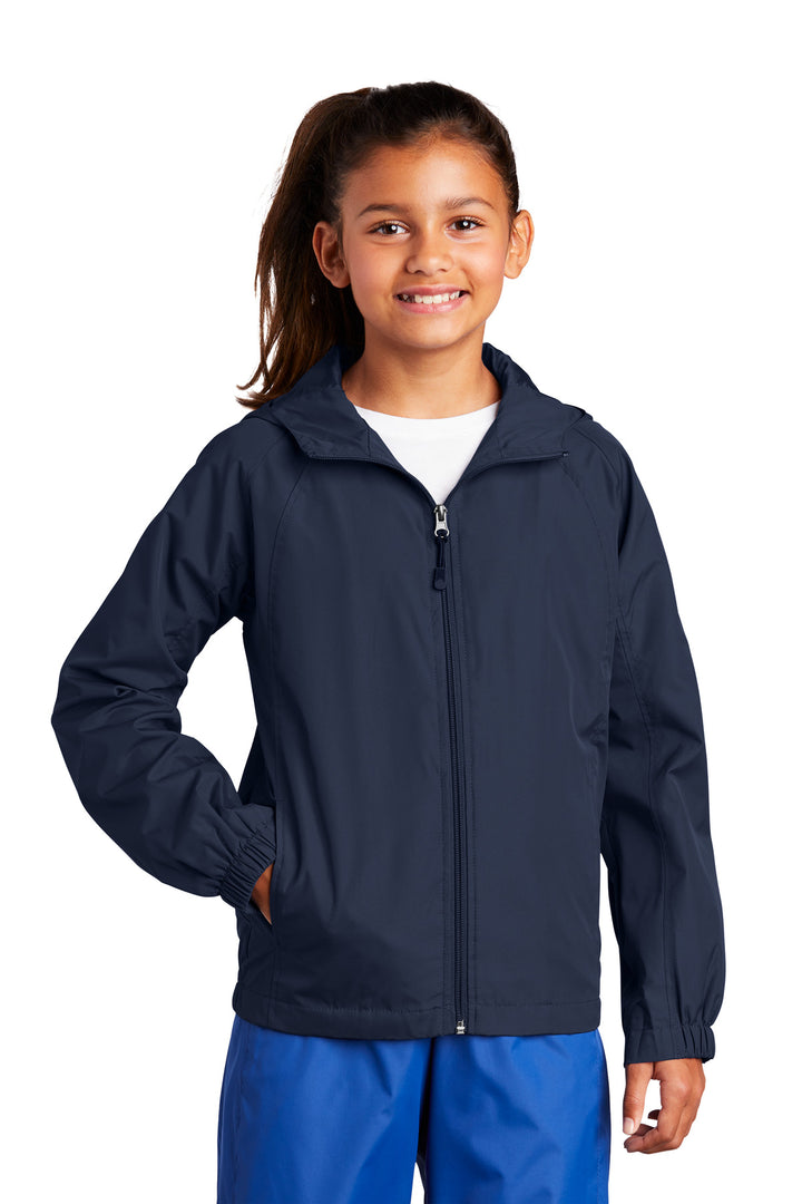Sport-Tek¨ Youth Hooded Raglan Jacket. YST73