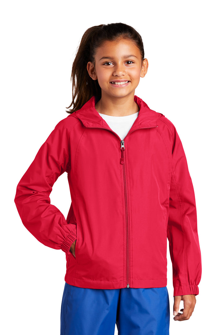 Sport-Tek¨ Youth Hooded Raglan Jacket. YST73