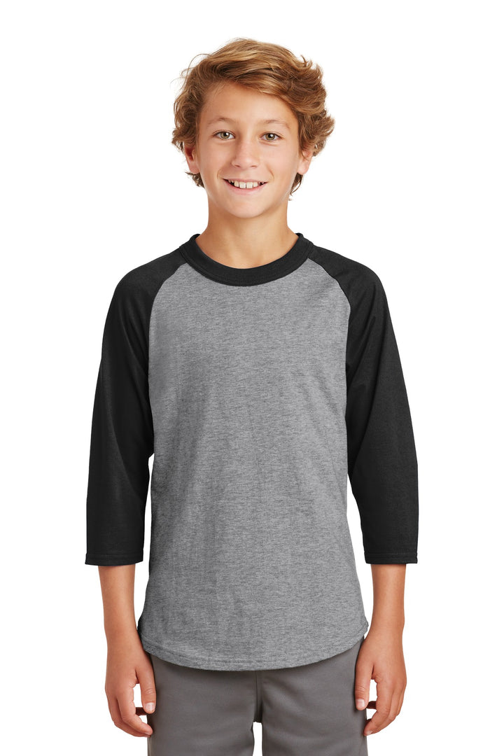 Sport-Tek¨ Youth Colorblock Raglan Jersey.  YT200