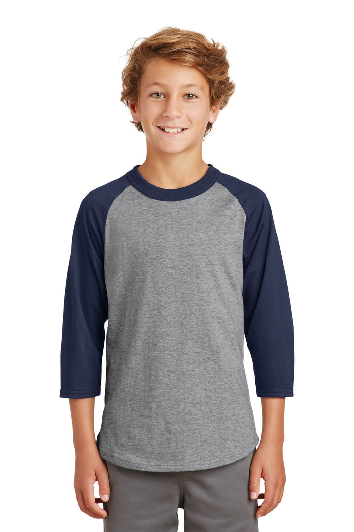Sport-Tek¨ Youth Colorblock Raglan Jersey.  YT200