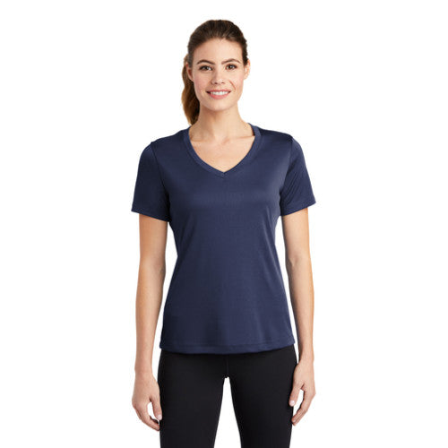 GULLIVER - WOMEN'S SHORT SLEEVE VNECK DRIFIT PERFORMANCE SHIRT